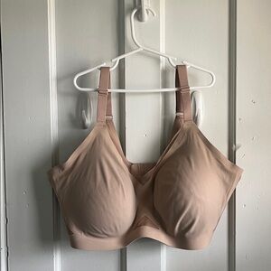 HoneyLove CrossOver Bra 2x Sand Nude Wireless NWOT